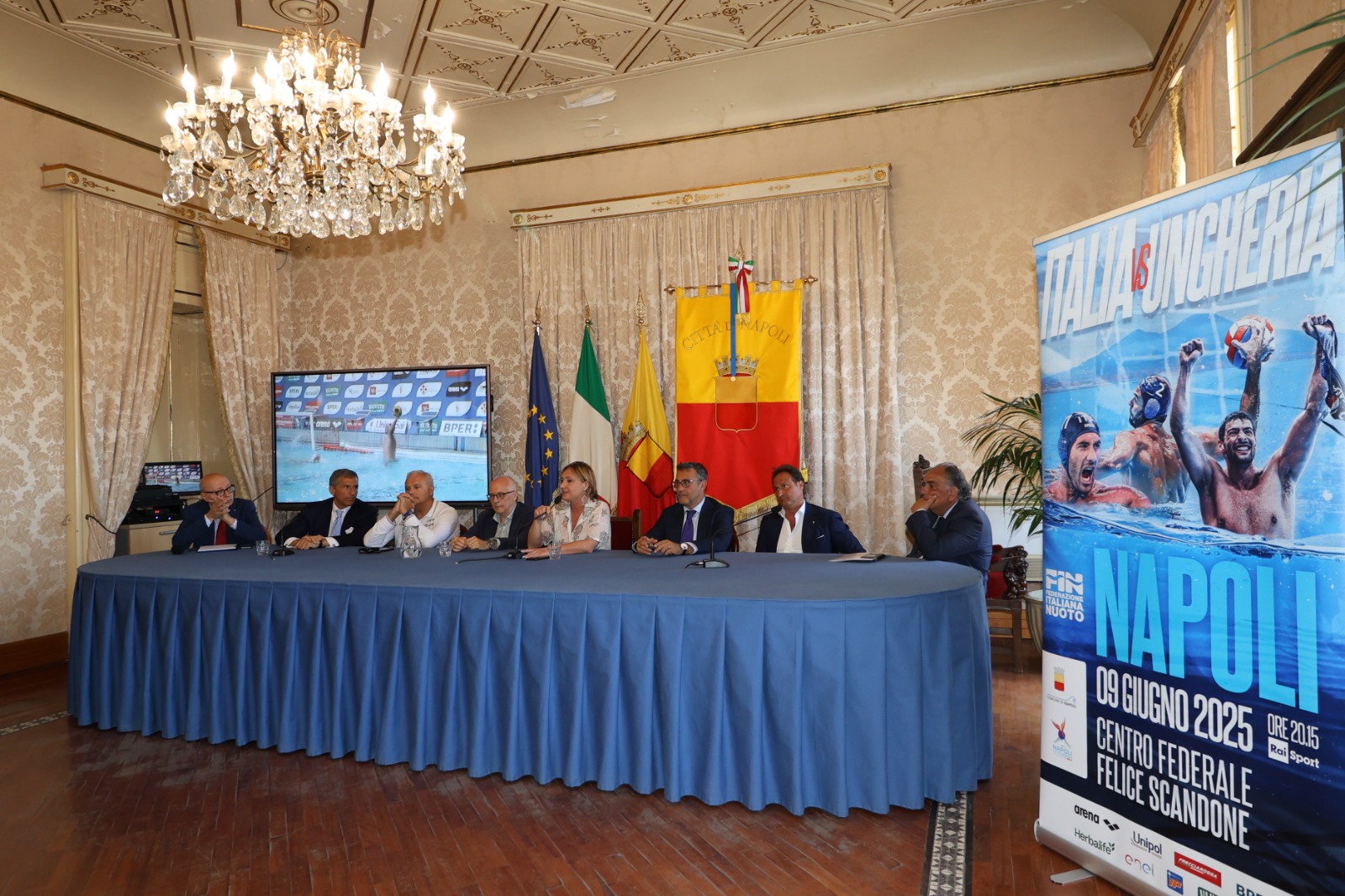 Pallanuoto, alla Scandone l'amichevole Italia-Ungheria