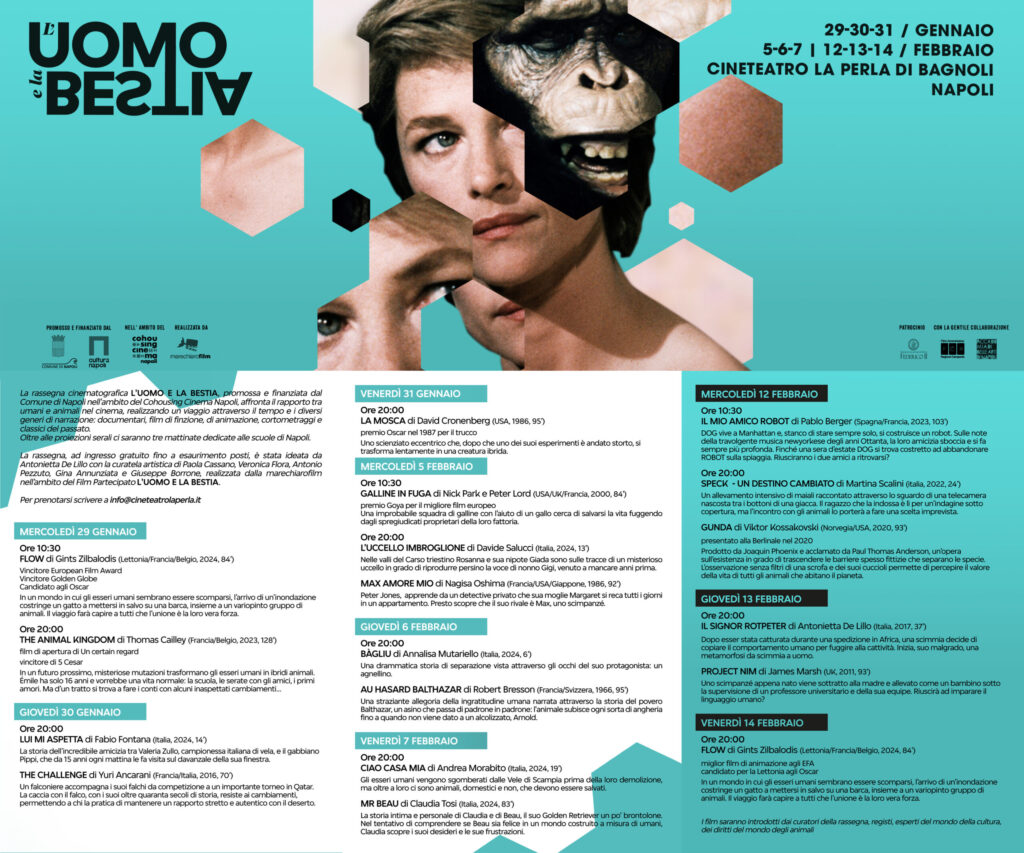 Rassegna cinematografica L'uomo e la bestia