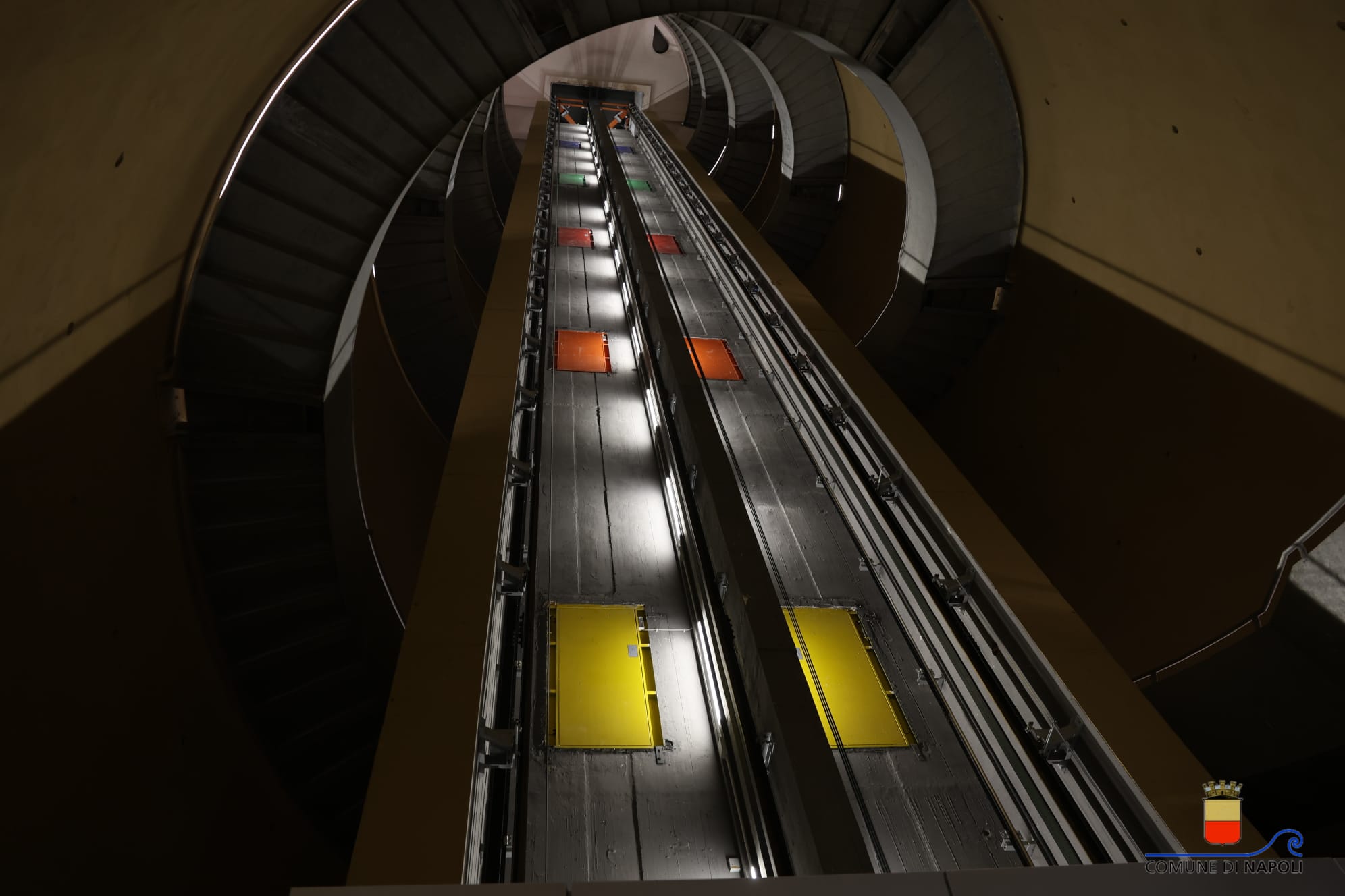 Entra in funzione l'ascensore di monte Echia