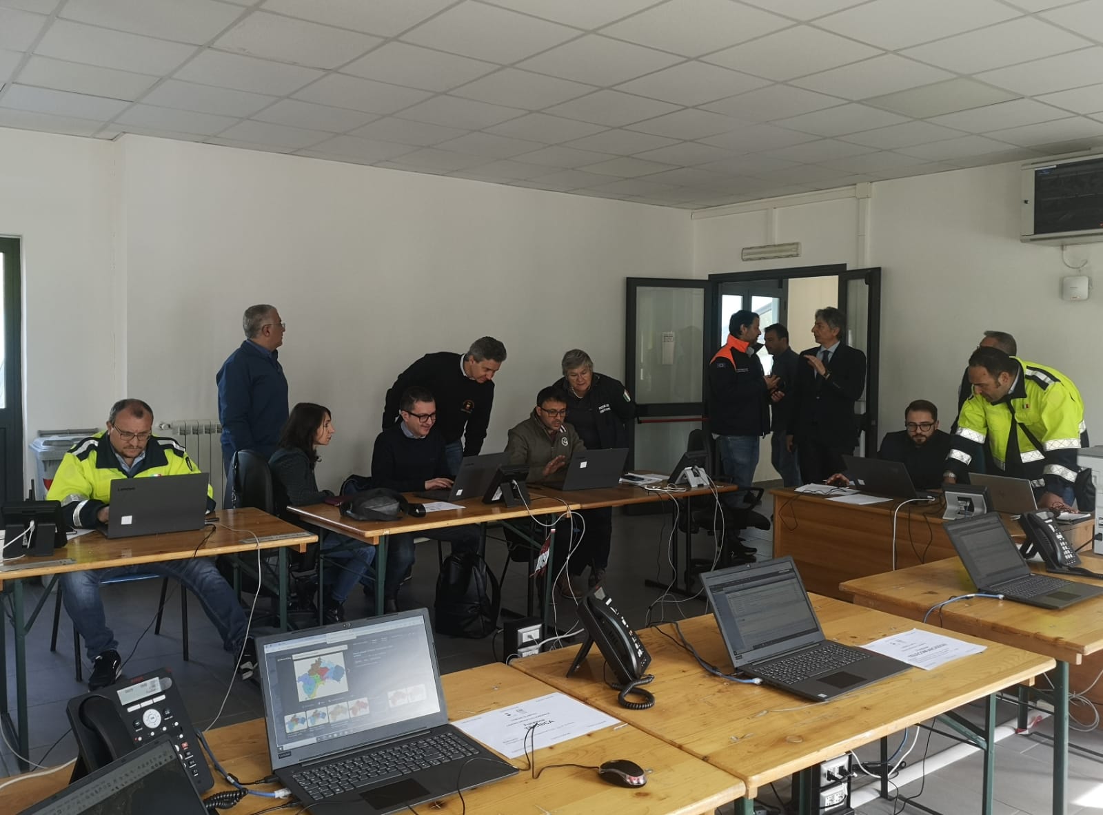 Bradisismo: esercitazione della protezione civile