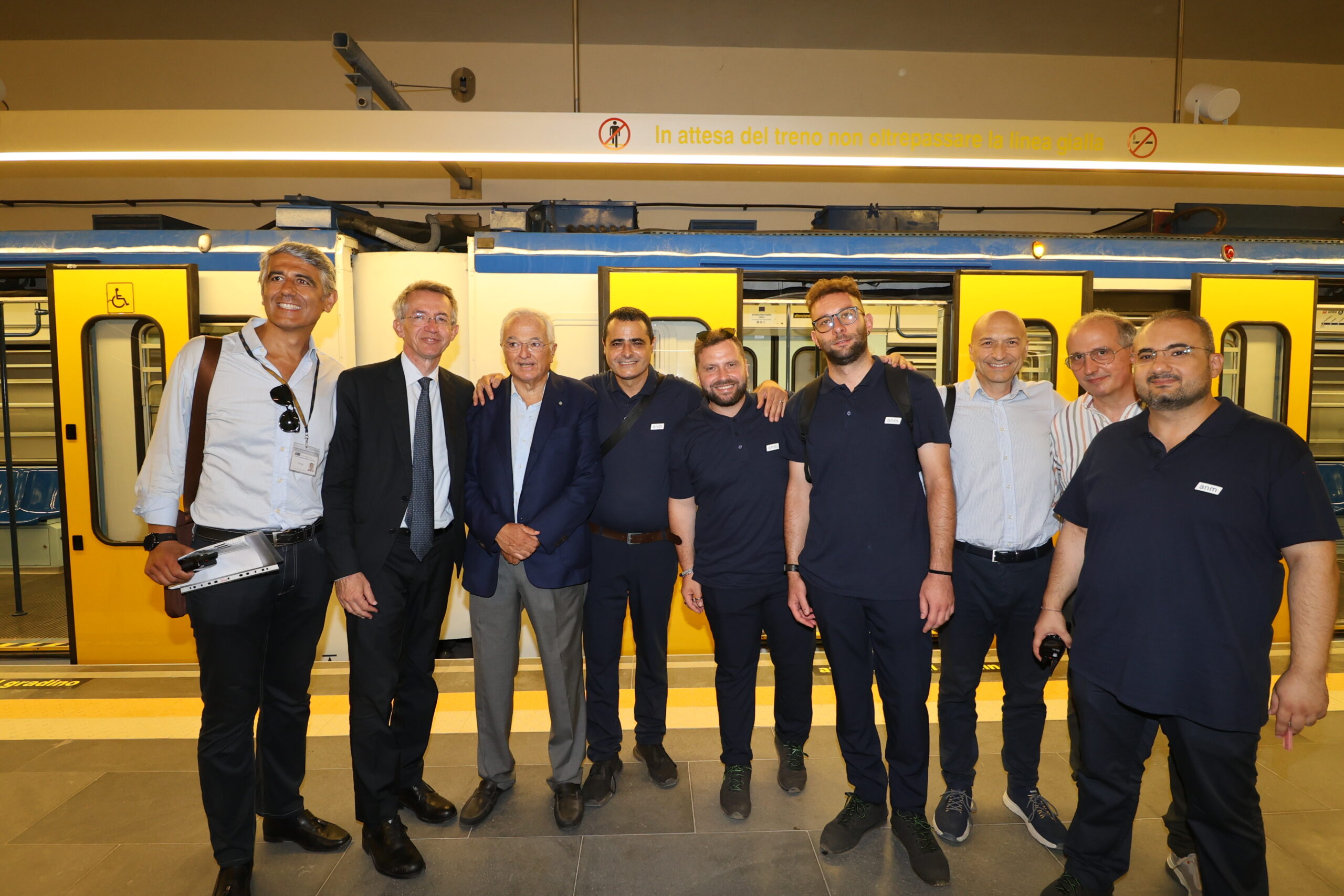 Corsa inaugurale della Linea 6 della Metropolitana