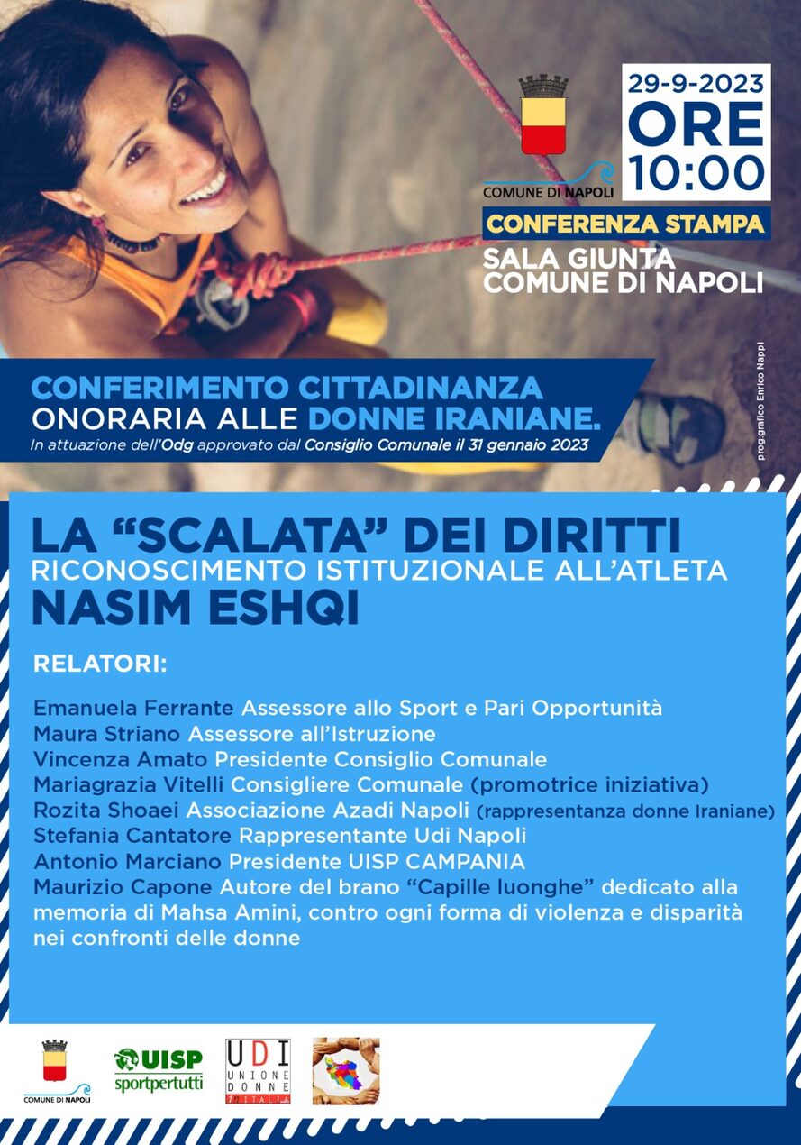 Riconoscimento istituzionale a Nasim Eshqi