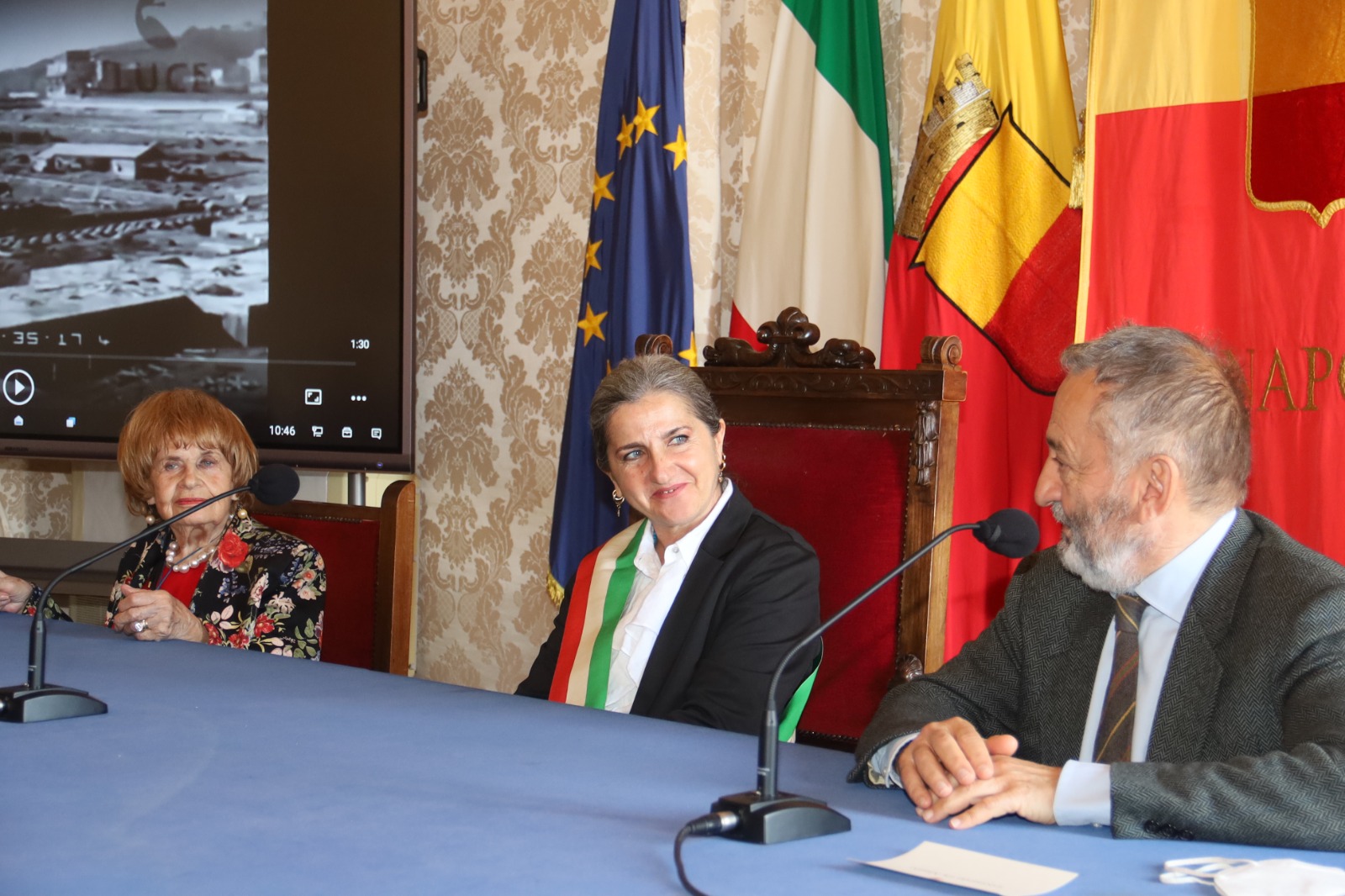 Conferimento medaglia ad Alessandro Rimini