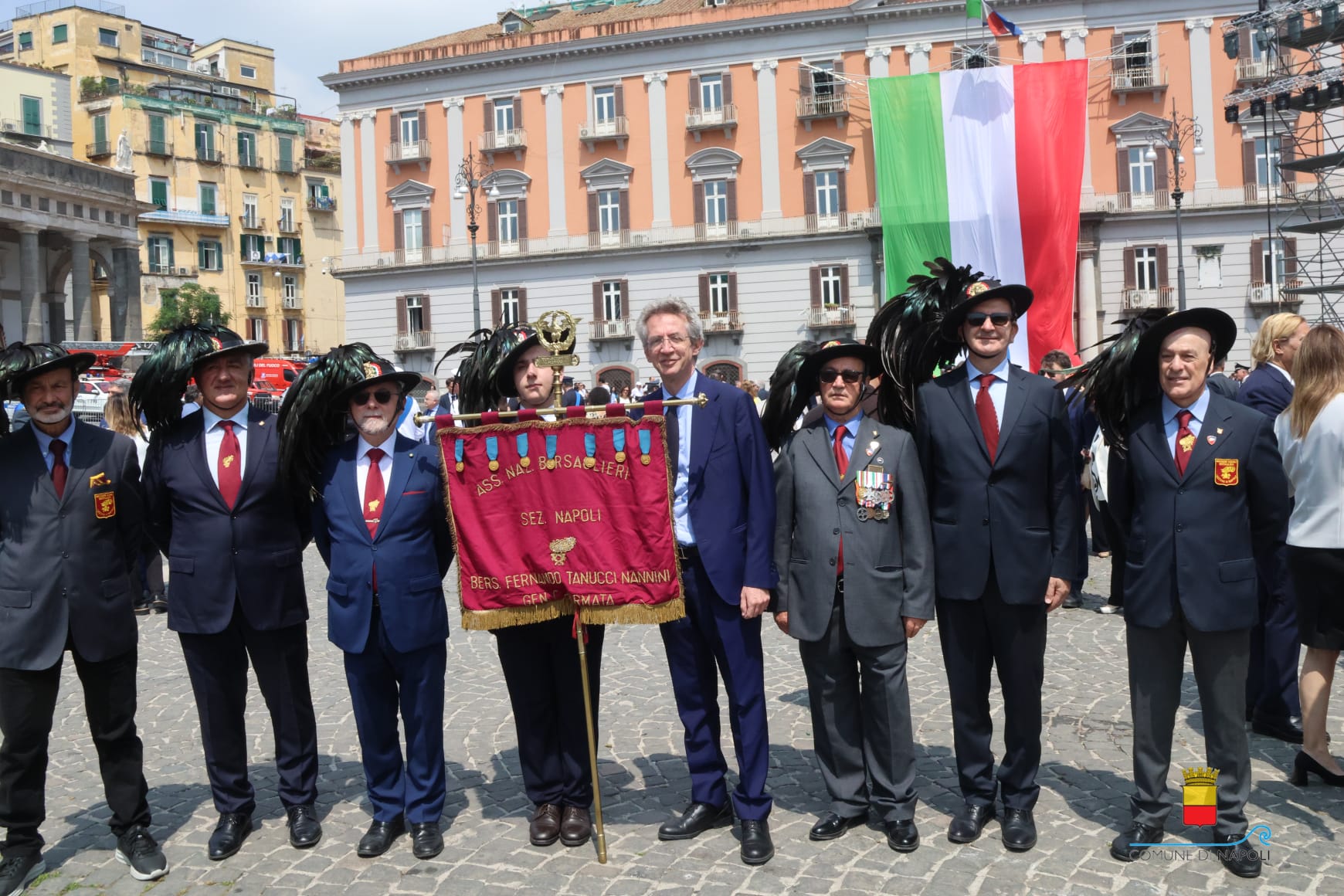 Il Sindaco Gaetano Manfredi alle celebrazioni della Festa della Repubblica