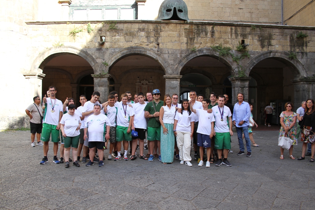 premiazione atleti disabili accademia del remo