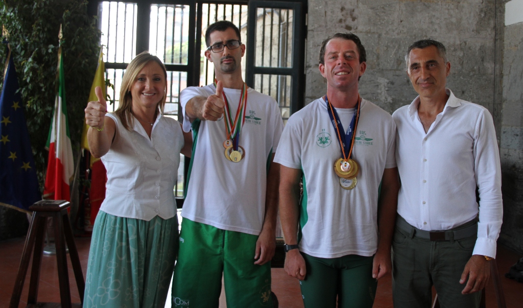 premiazione atleti disabili accademia del remo