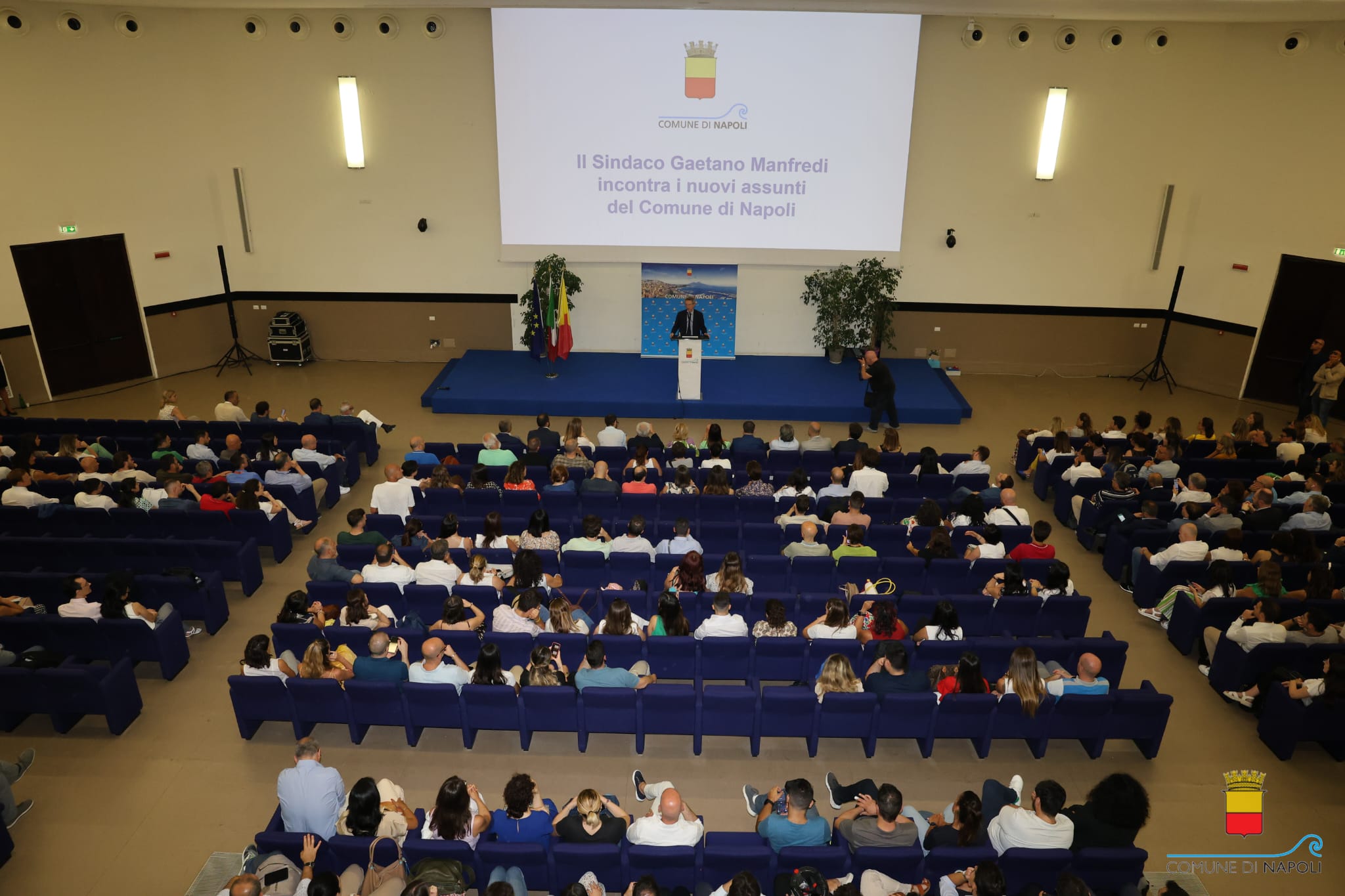 Incontro Sindaco nuovi assunti