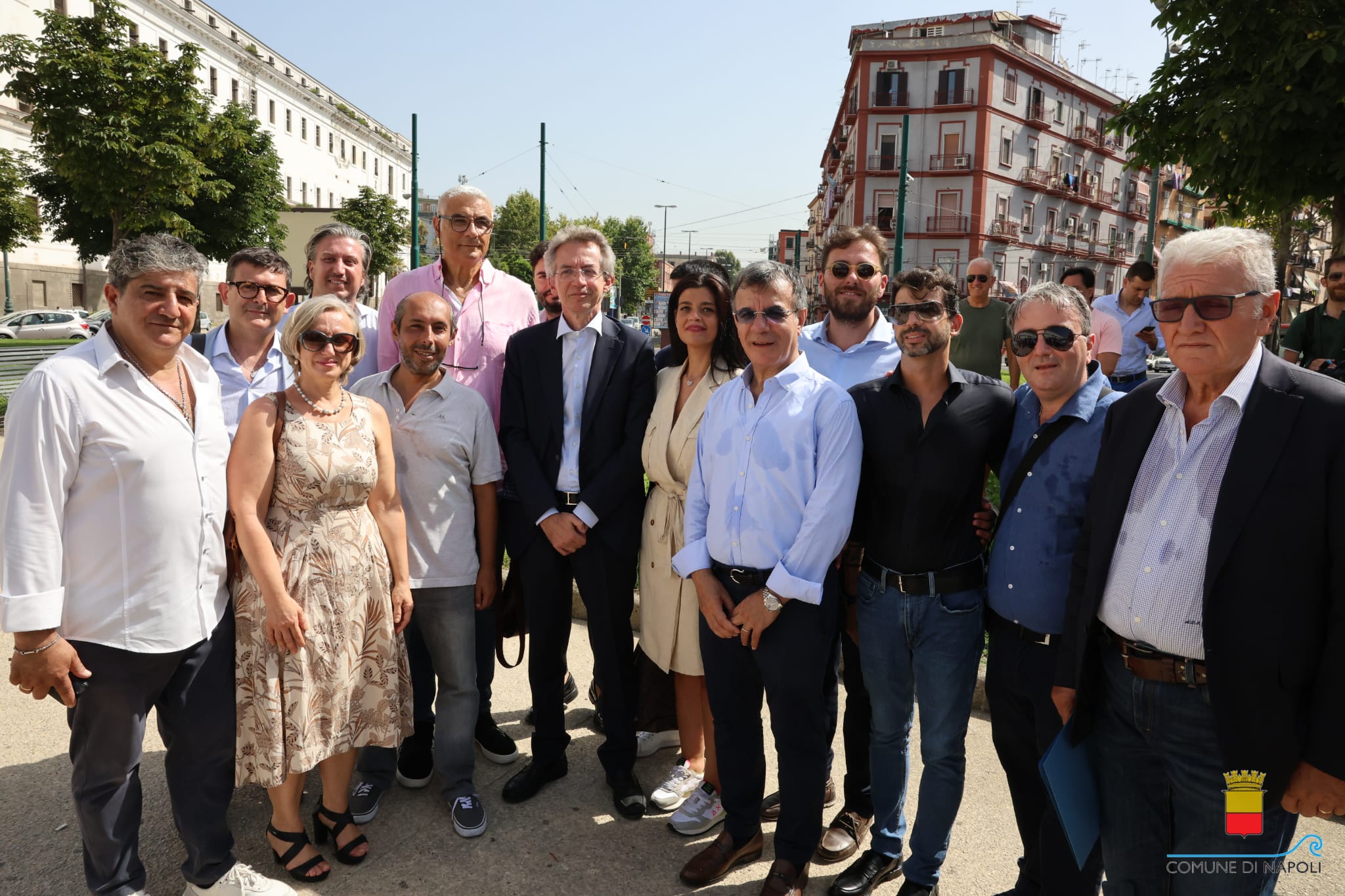 Inaugurati i giardini di piazza Carlo III