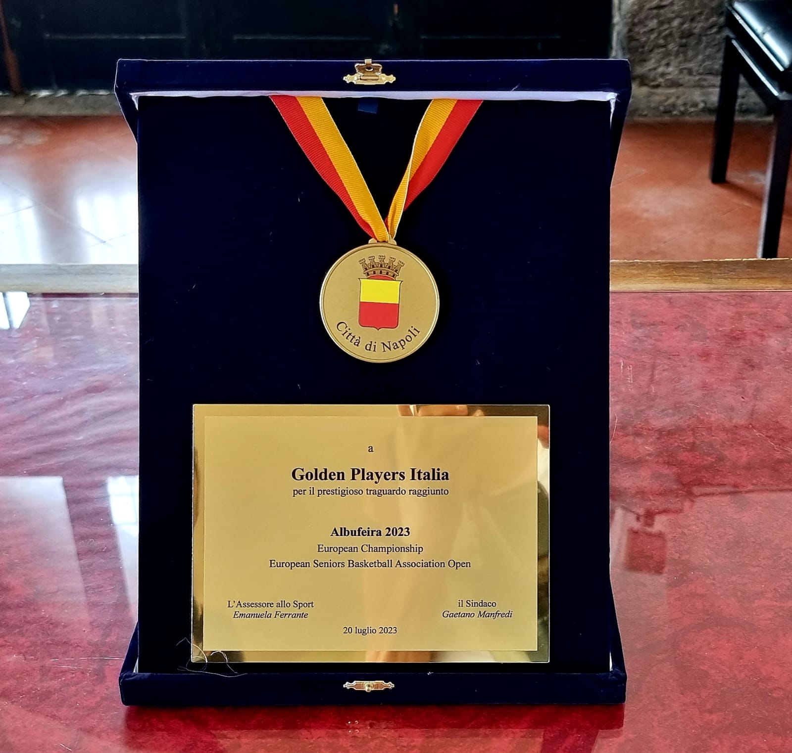 Ricevuti i rappresentanti della Golden Players Italia