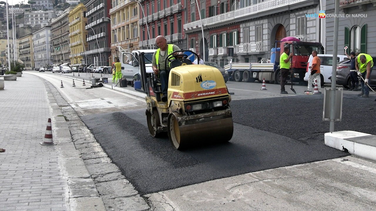 Dossi artificiali per l’attraversamento dei pedoni sul lungomare