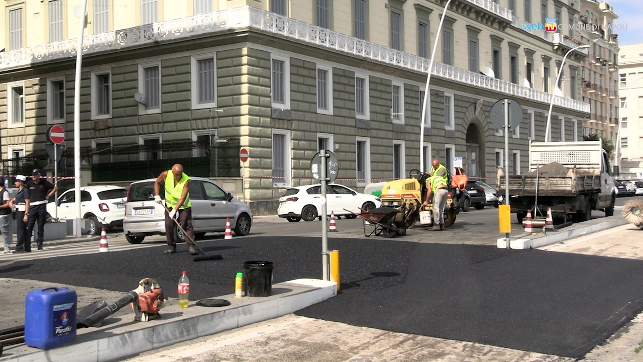 Dossi artificiali per l’attraversamento dei pedoni sul lungomare