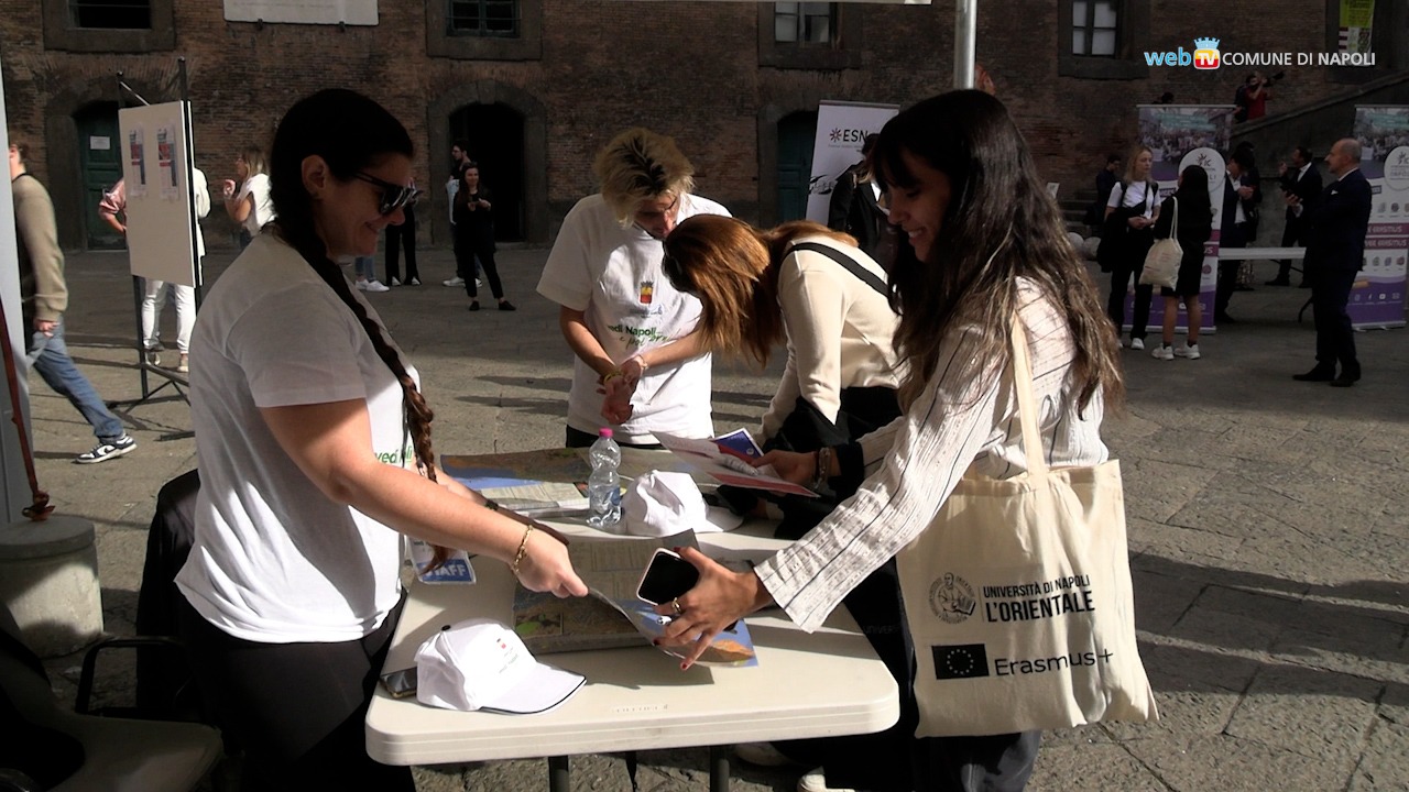 Napoli accoglie gli studenti del Programma Erasmus 