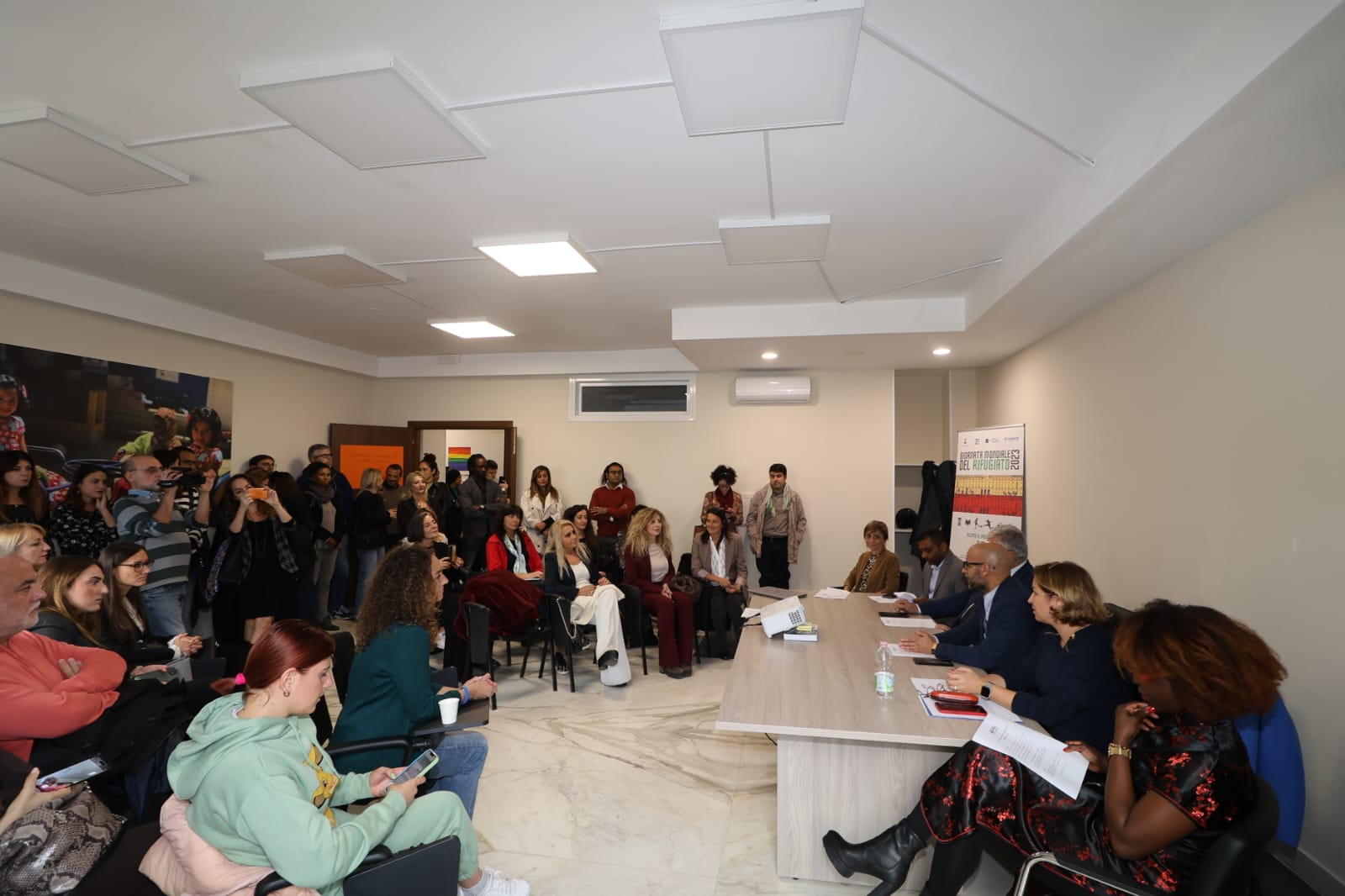 Inaugurazione sportello rifugiati e richiedenti asilo