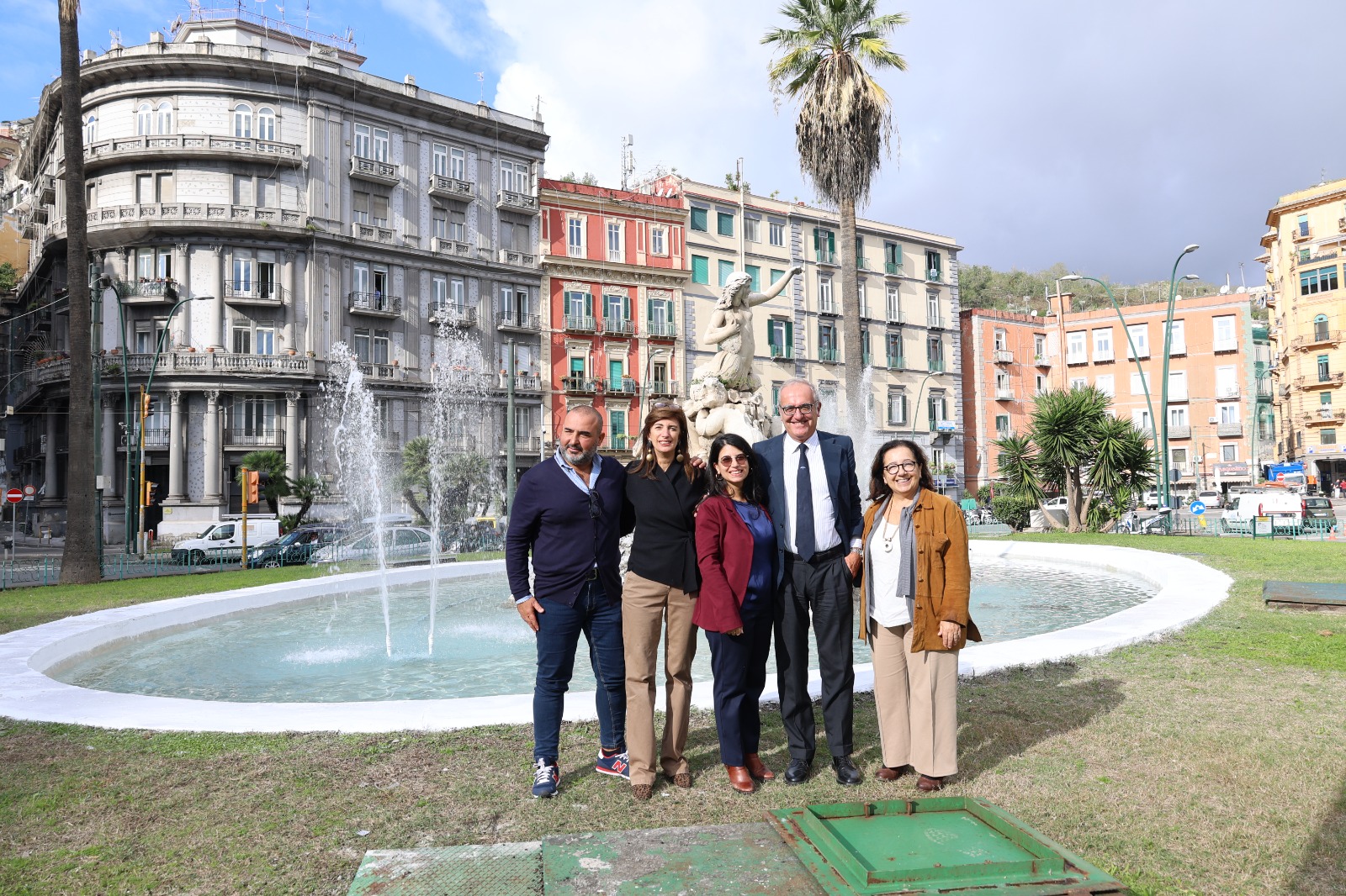 Terminato il recupero della Fontana delle Sirene
