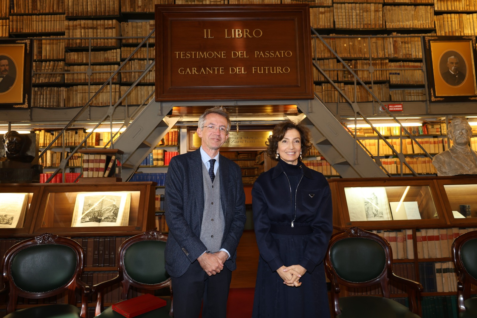 Visita della Direttrice generale dell'UNESCO Castel Capuano