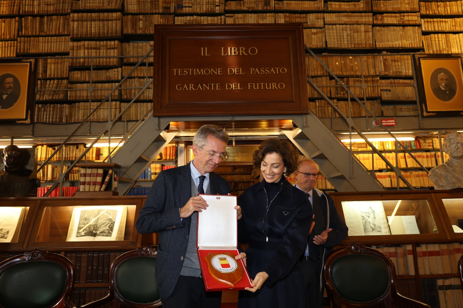 Visita della Direttrice generale dell'UNESCO Castel Capuano