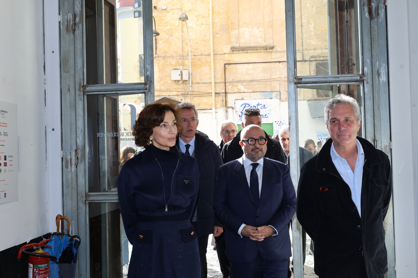 Visita della Direttrice generale dell'UNESCO Castel Capuano