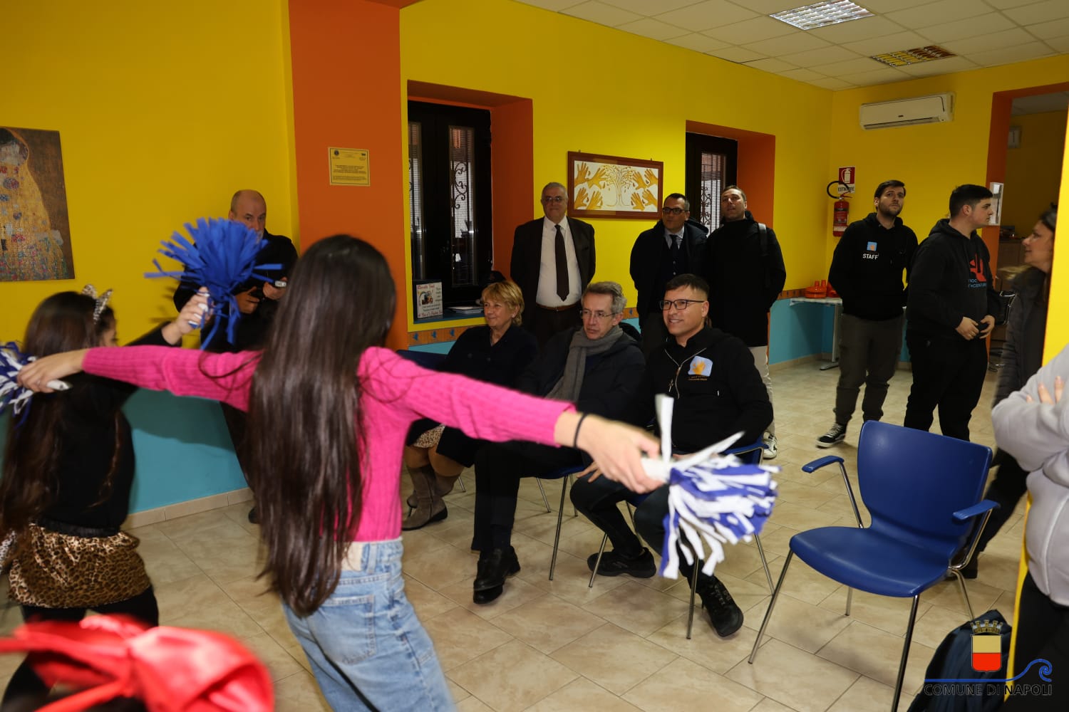 Il Sindaco Manfredi alla 'A Voce d’’e creature Onlus”