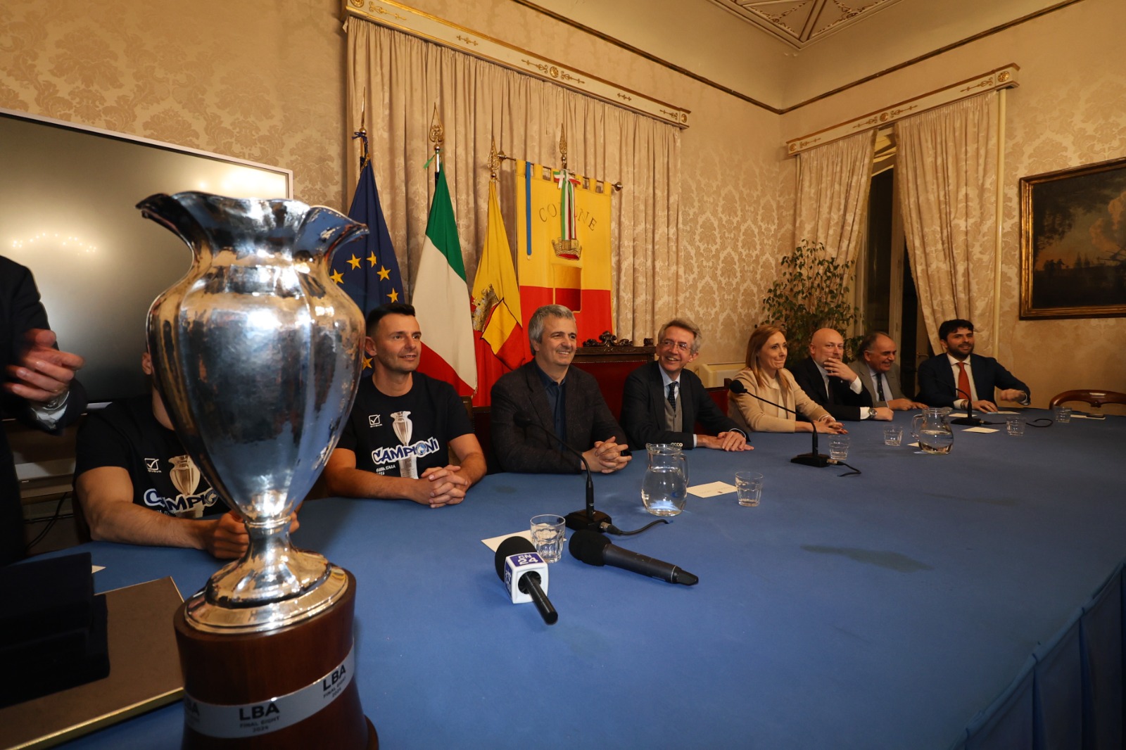 Premiata in Comune la Gevi Napoli basket