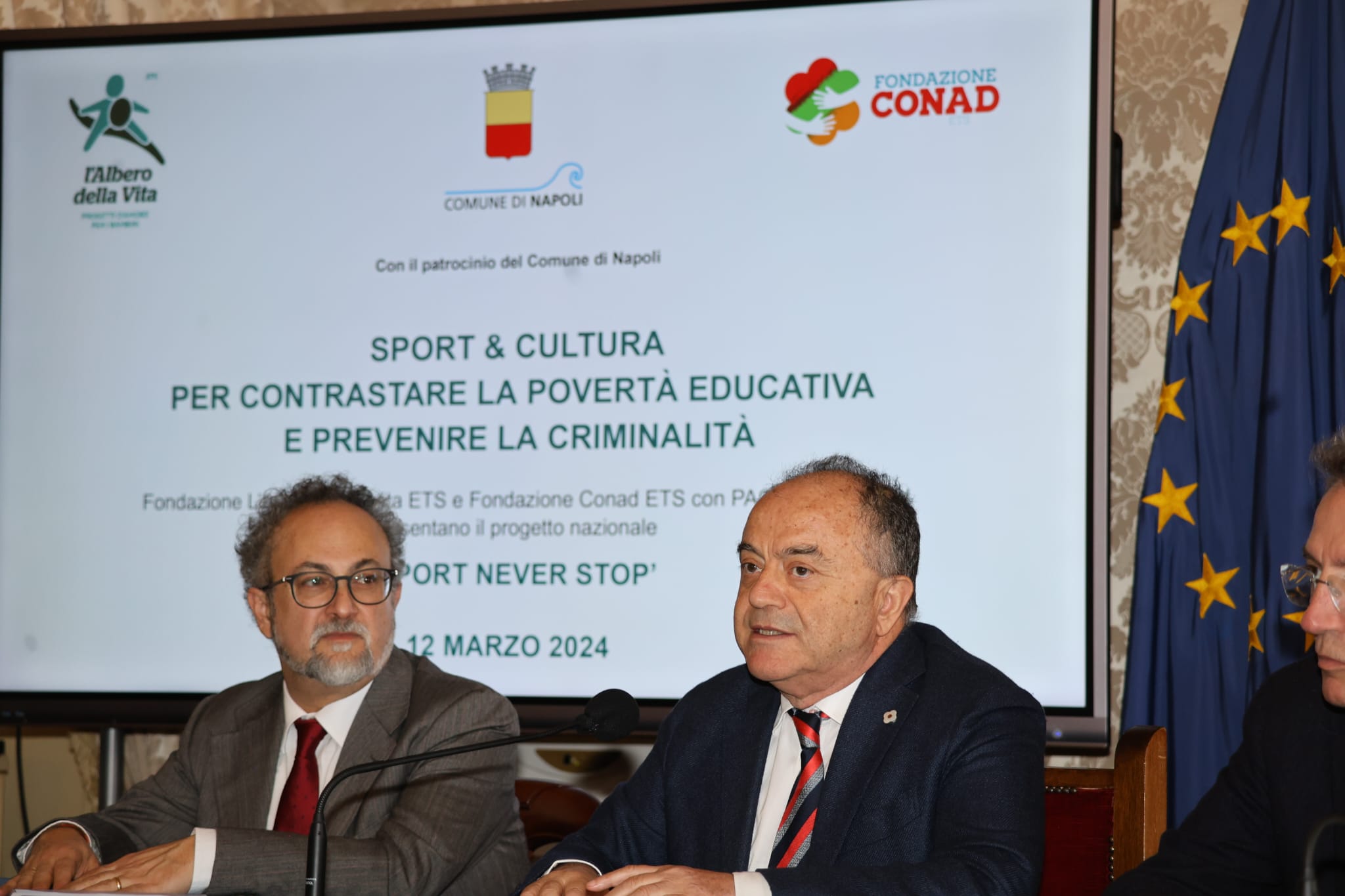Presentazione del progetto "Sport never stop"