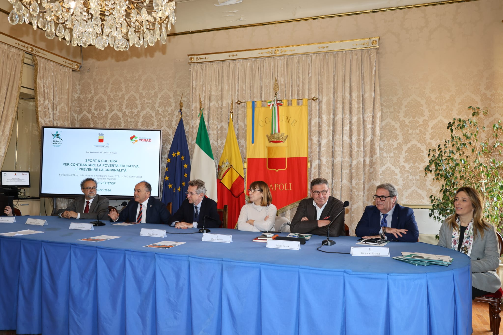 Presentazione del progetto "Sport never stop"