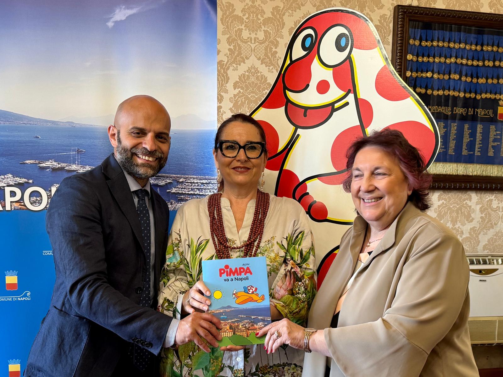 Pimpa va a Napoli: in libreria la guida per bambini