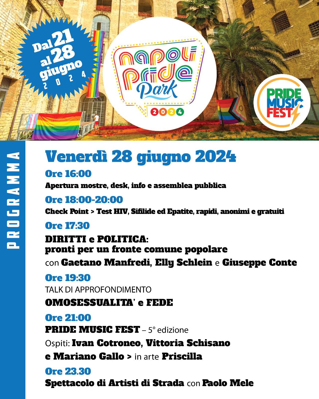 Napoli Pride 2024, sabato la parata di chiusura