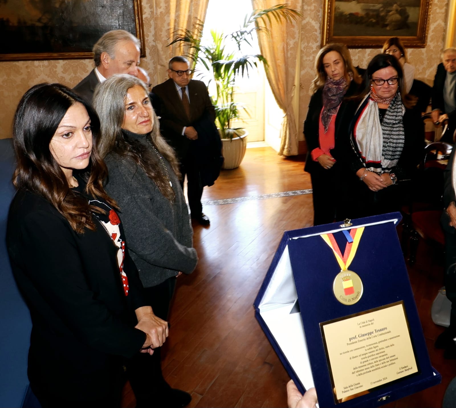 Riconoscimento del Comune alla memoria del giurista Tesauro