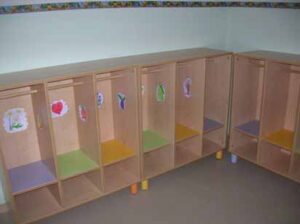 Angolo degli armadietti